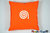 Softkuschler orange Kraft weiß 25x25cm