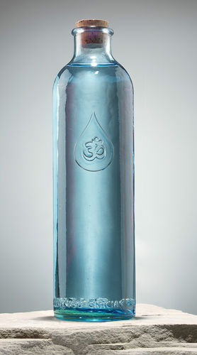 OmWater Wasserflasche Glas 1,2 Liter