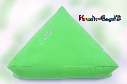 Meditationskissen grün Dreieck