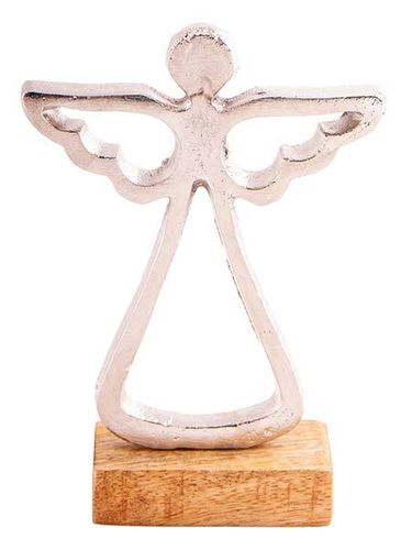 Engel der Leichtigkeit Figur 15cm Engelchen Aluminium