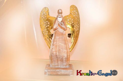 Engel der Weisheit Figur 26cm, dekoriert